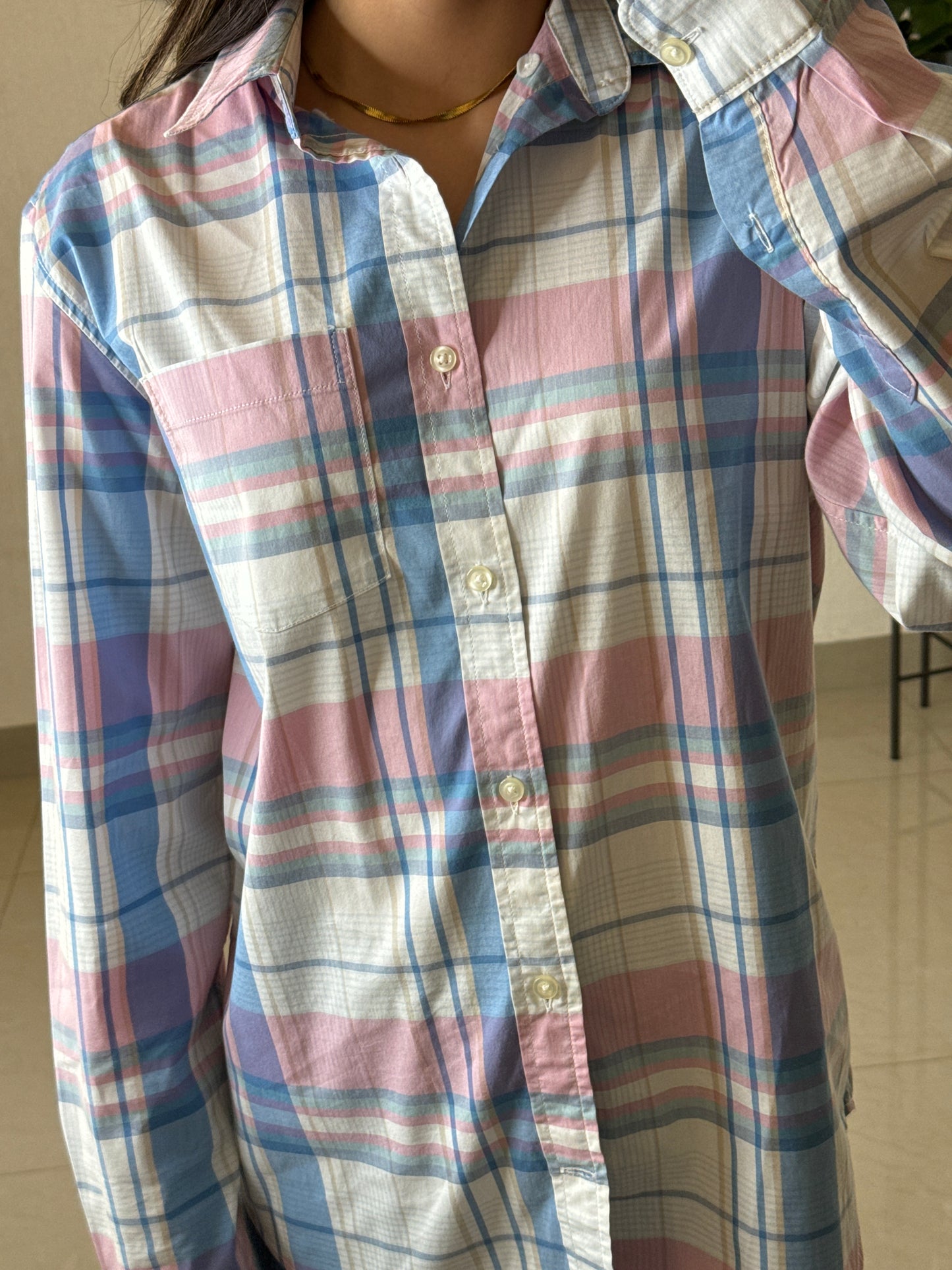 Blusa de cuadros GAP