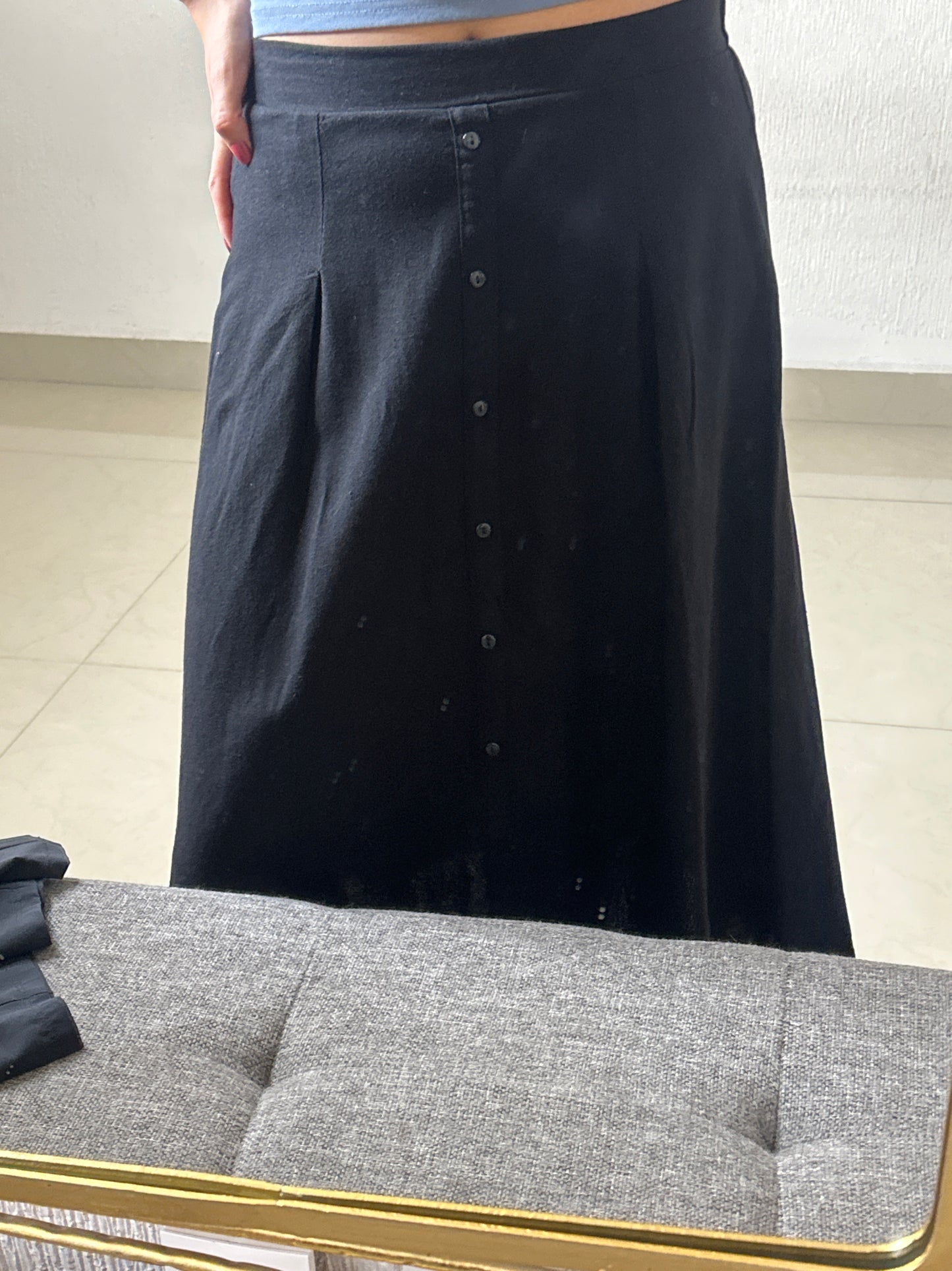 Falda midi