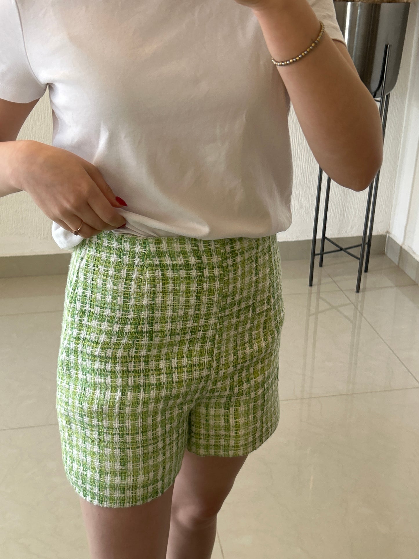 Short verde ZARA