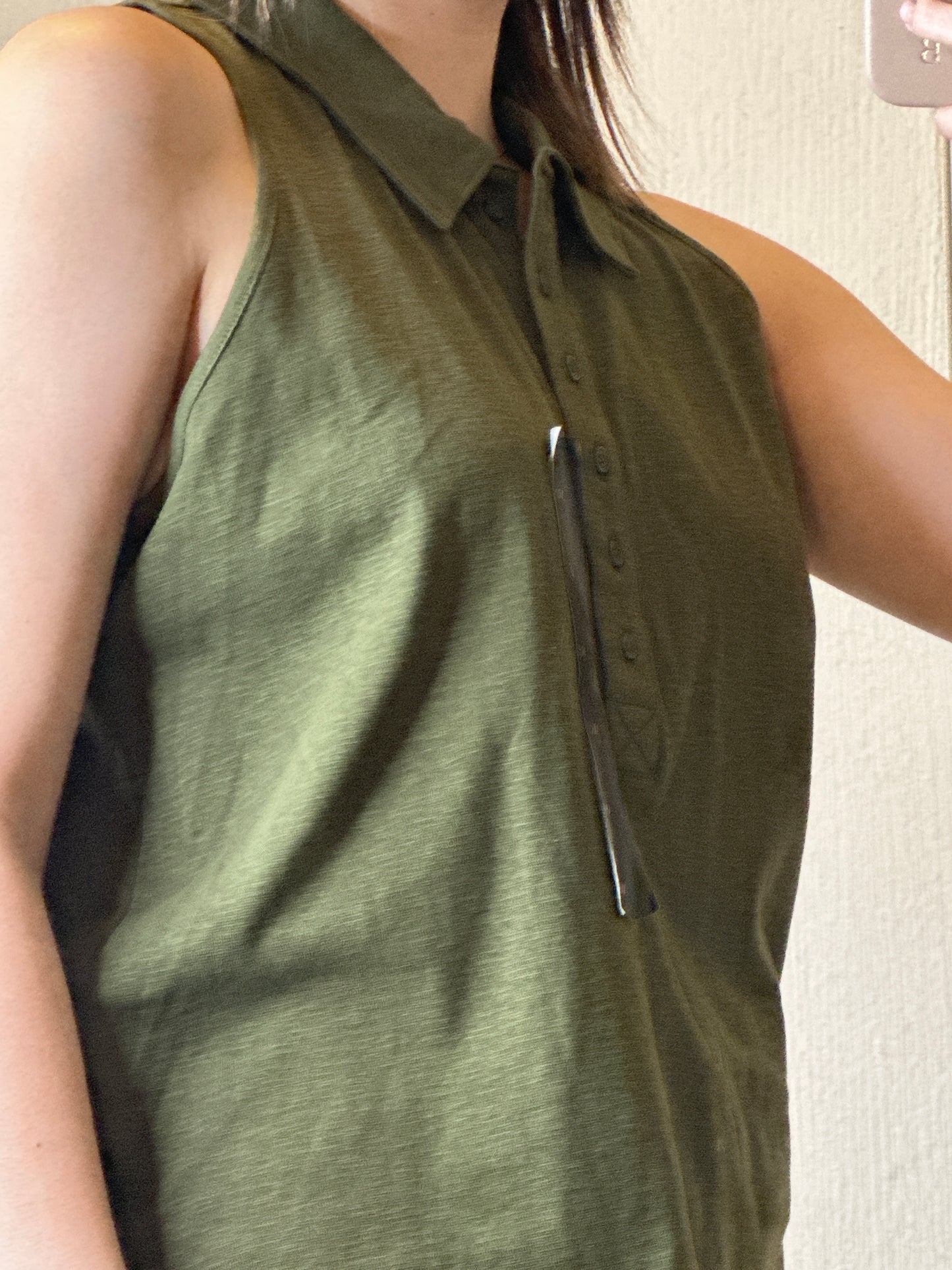 Blusa con botones Banana Republic