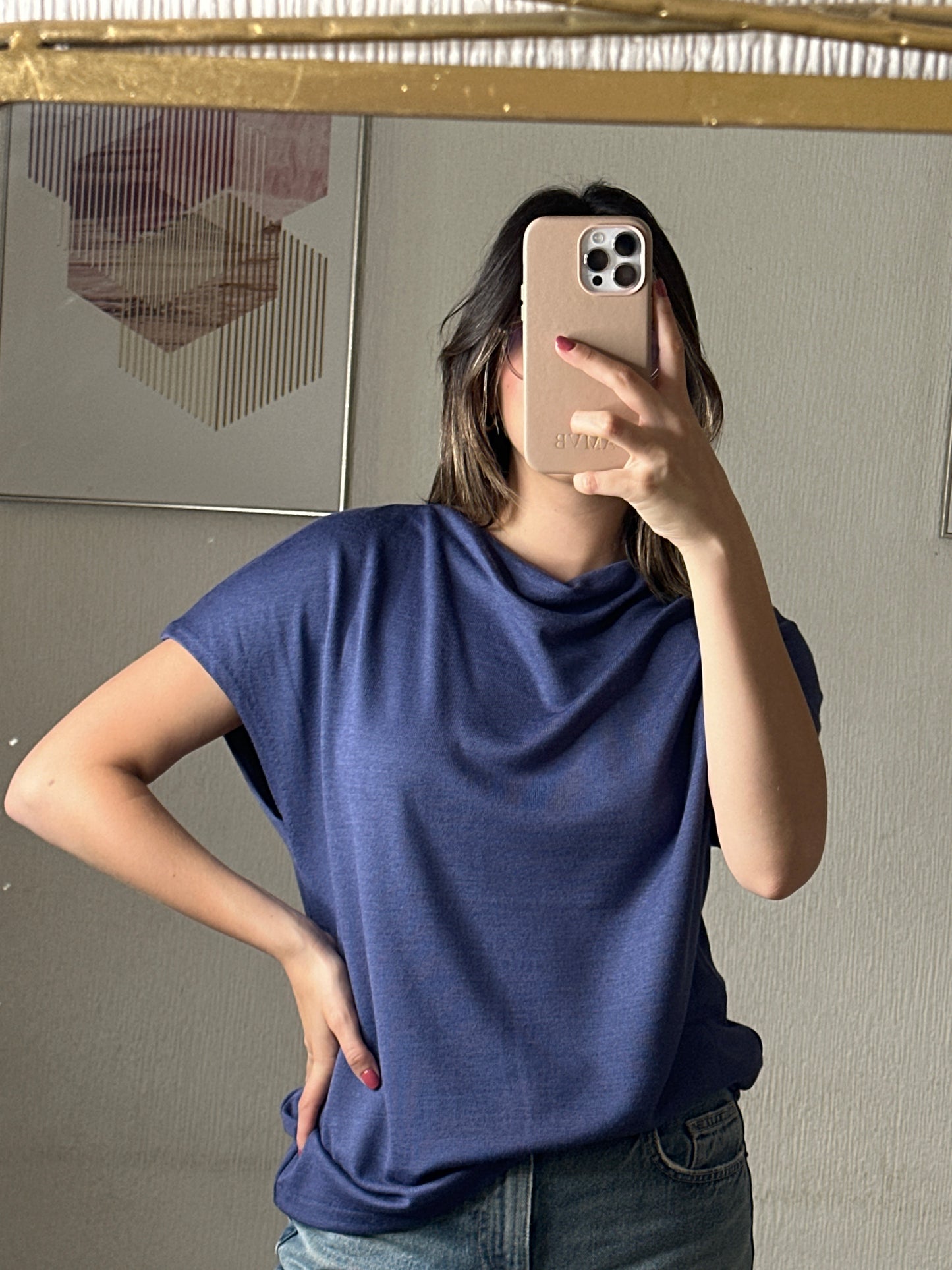 Blusa morada VINCE
