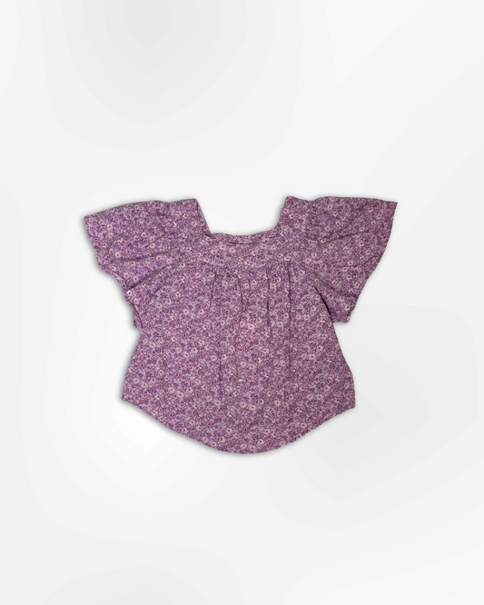 Blusa lila estampado
