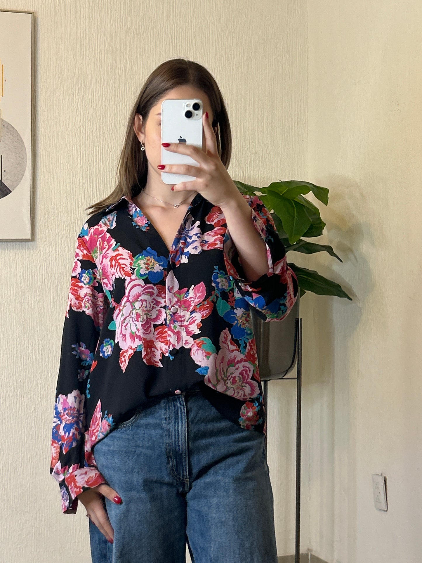 Blusa Floral ZARA